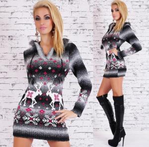 Dámský zimní svetr EU st-sv045pi