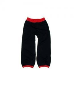 Dětské kalhoty do paspule Farmers IMP černé/červené lemy