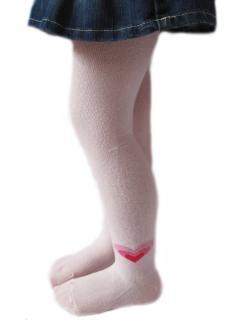 Dětské punčocháče Design Socks s vůní - srdíčko růžové