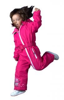 Zateplená dětská funkční kombinéza O´STYLE růžová